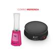 Combo LICUADORA PORTATIL ROSA LC2203R + PANQUEQUERA  PQ8700 