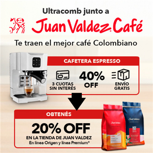 Ultracomb Ce6111 Cafetera Expreso 20 Bares Termoblock